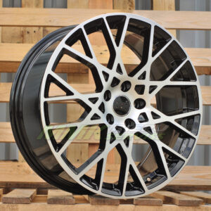 R18X8 5X112 ET40 66.5 3S1293 (8384) Black Polished (MB) - Aluminija A riepas