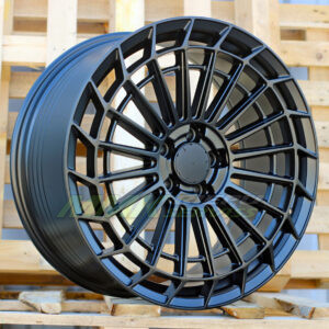 R18X8 5X112 ET40 66.6 FBX162 (YF0359) Black Half Matt (BLHM) - Aluminija A riepas