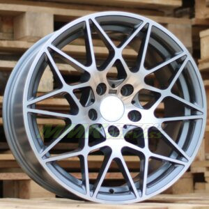 R19X8.5 5X120 ET35 72.6 B5167 Grey Polished (MG) - Aluminija A riepas