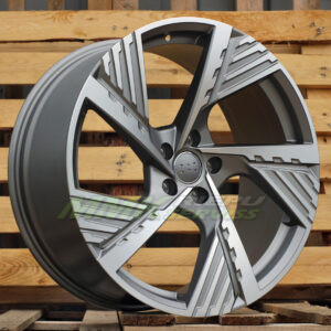 R19X8 5X112 ET34 66.5 I5639 Grey Polished Half Matt (MGHM) - Aluminija A riepas