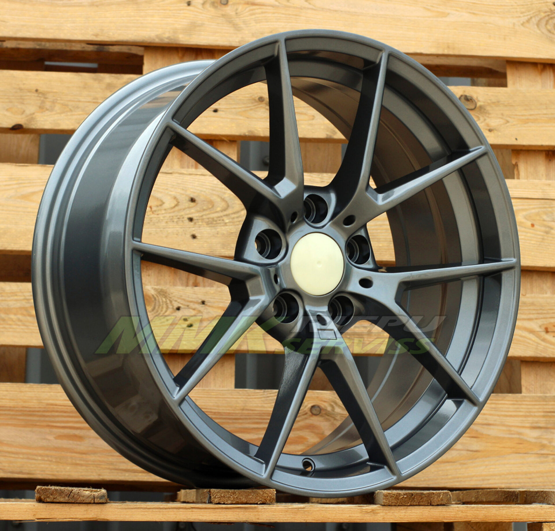 R19X9.5 5X120 ET40 72.6 B1416 (FBX124) Gun Metal (GM) - Aluminija A riepas