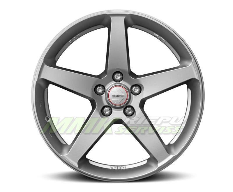 R18X8 5X108 ET42 72.3 Momo Five Titan-Silver - Aluminija A riepas
