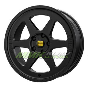 R18X8 5X112 ET32 79.5 Momo Heritage 6 Matt Black - Aluminija A riepas