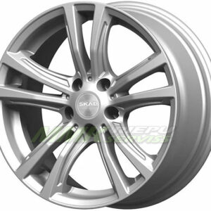 R18X8 5X112 ET38 66.6 SKAD Munchen Silver - Aluminija A riepas