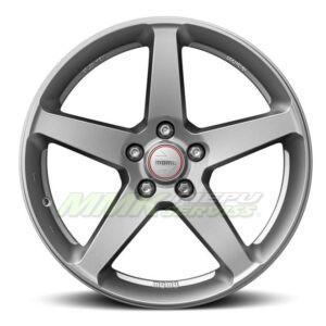 R19X8.5 5X112 ET38 79.5 Momo Five Titan-Silver - Aluminija A riepas