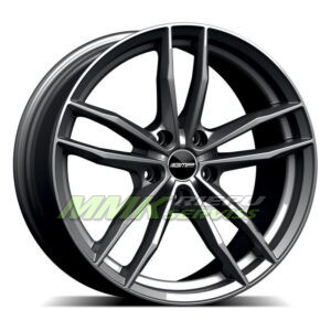 R19X8 5X114.3 ET35 64.1 GMP Swan Glossy Anthracite - Aluminija A riepas