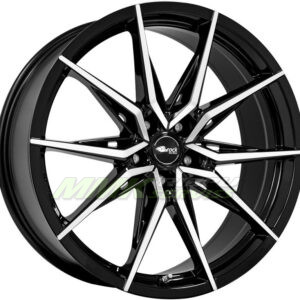 R20X9.5 5X112 ET35 66.6 Brock B42 Schwarz Glanz Voll-Poliert (SGVP) - Aluminija A riepas