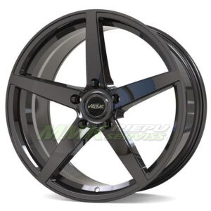 R18X8.5 5X112 ET35 66.6 Venue Evo5 Gloss Black - Aluminija A riepas