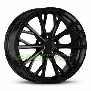 R18X8 5X112 ET35 66.5 AGT Wheels 18289 Gloss Black - Aluminija A riepas