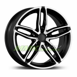 R19X8.5 5X112 ET42 72.6 Oxigin 19007 Gloss Black Diamond - Aluminija A riepas