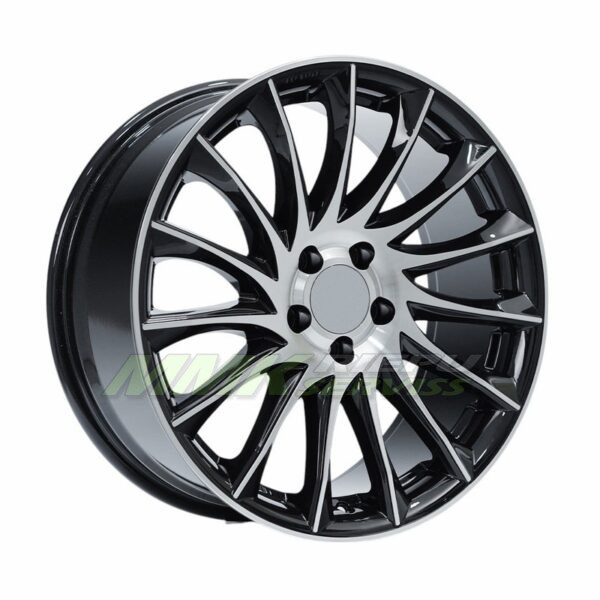 R19X8 5X112 ET35 66.6 AGT Wheels 19003 Gloss Black Diamond • MMK Riepas