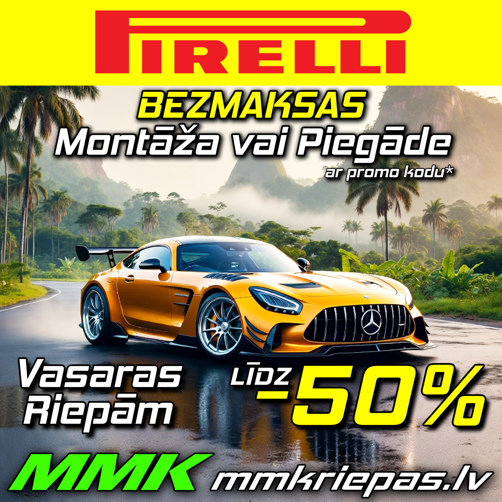 Vasaras Riepas - 50 000+ riepu uz vietas