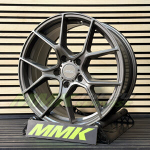 R18X8.5 5X120 ET35 72.6 Venue Genesis Satin Grey - Aluminija A riepas