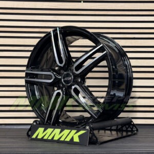 R18X8 5X112 ET35 66.6 Venue Meta Black Polished - Aluminija A riepas