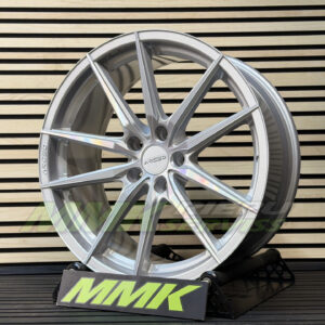 R19X8.5 5X108 ET33 73.1 ARCEO MONACO Silver Diamond - Aluminija A riepas