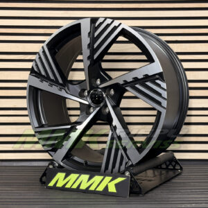 R19X8 5X112 ET34 66.5 I5639 Black Polished Half Matt (MBHM) - Aluminija A riepas