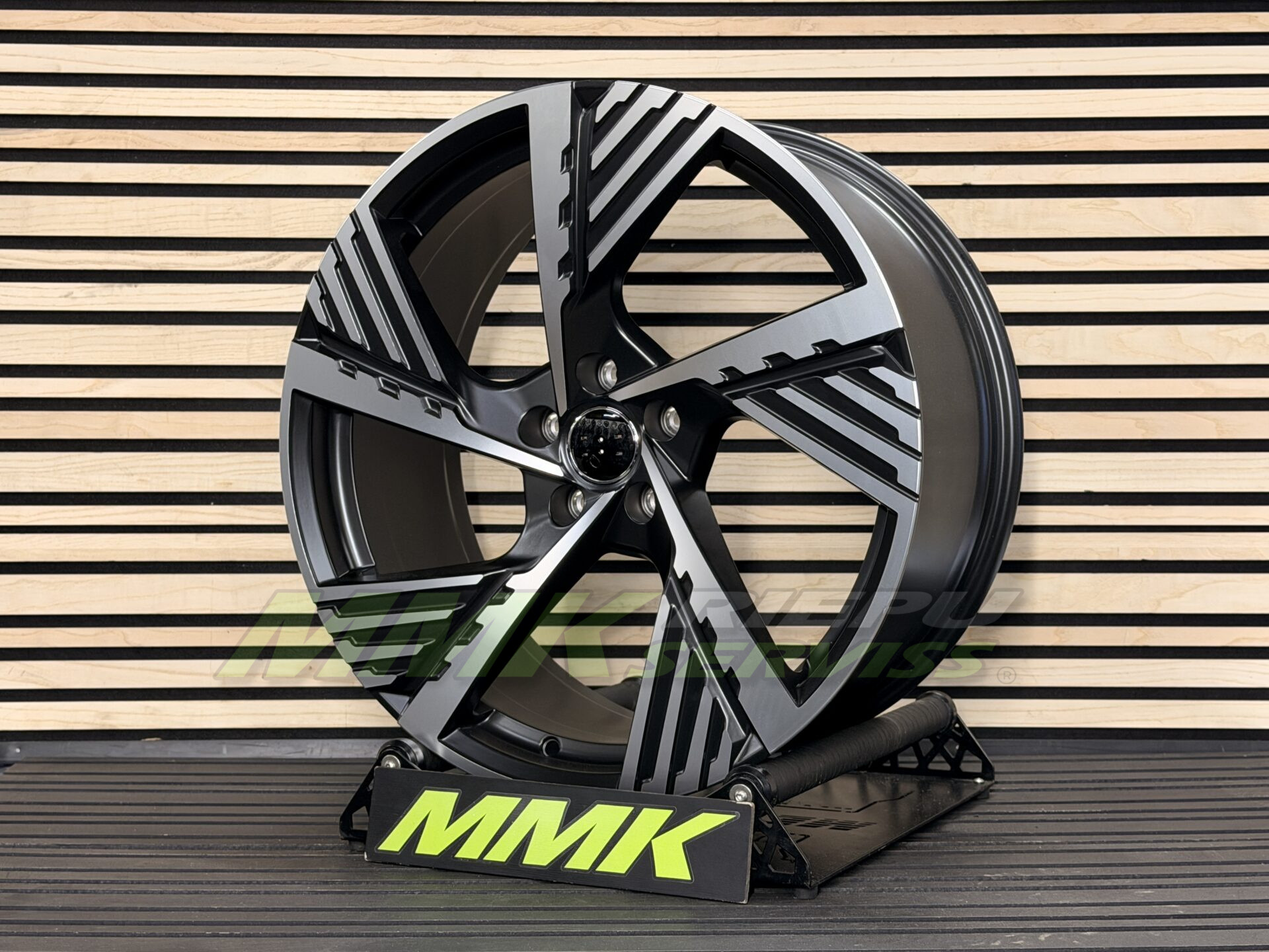 R19X8 5X112 ET34 66.5 I5639 Black Polished Half Matt (MBHM) - Aluminija A riepas