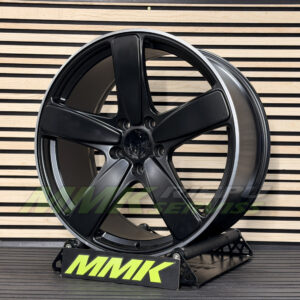 R21X10 5X130 ET50 71.6 FE023 Black Half Matt+Polished Lip (BLHMPL) - Aluminija A riepas