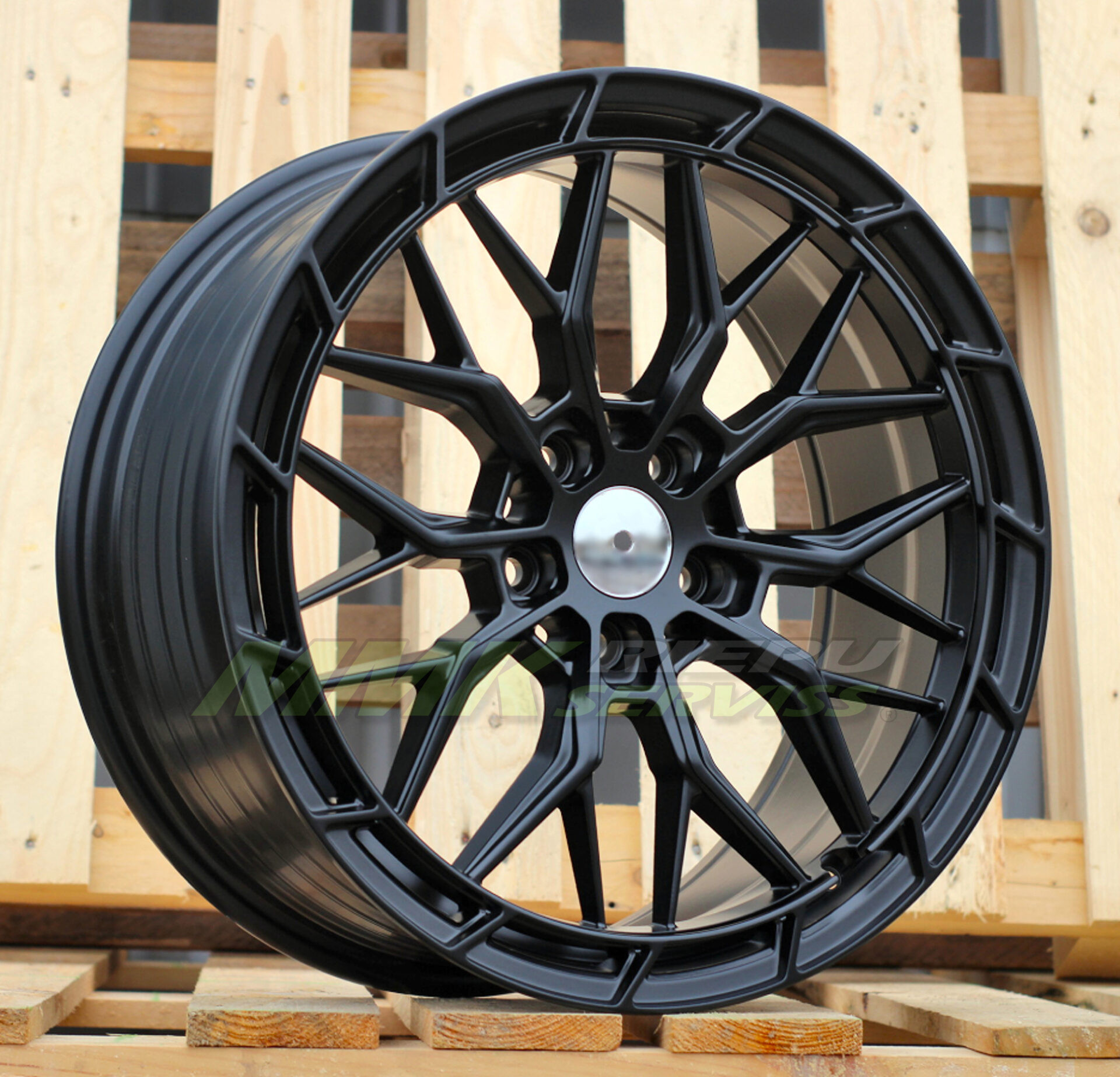 R18X8 5X112 ET38 66.5 FBX384 BLHM - Aluminija A riepas