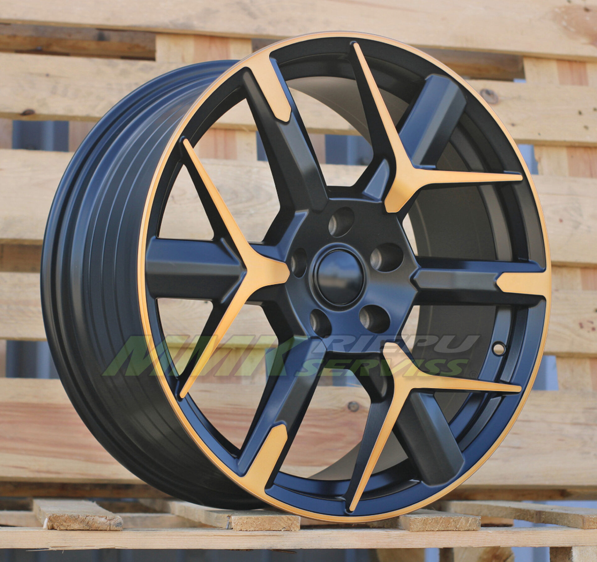 R18X8 5X112 ET40 57.1 YF6147 MBHMC - Aluminija A riepas
