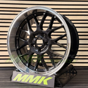 R18x8 5X120 ET20 74.1 BY773 Black+Polished Lip (BLPL) - Aluminija A riepas