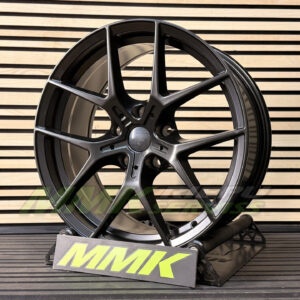 R18X8 5X120 ET34 72.6 I5484 Black Half Matt (BLHM) - Aluminija A riepas