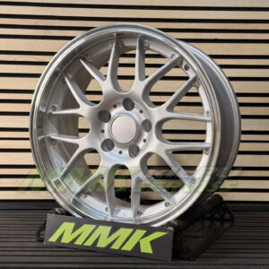 R18X8 5X120 ET35 72.6 BY773 Silver+Polished Lip (SP) BMW - Aluminija A riepas