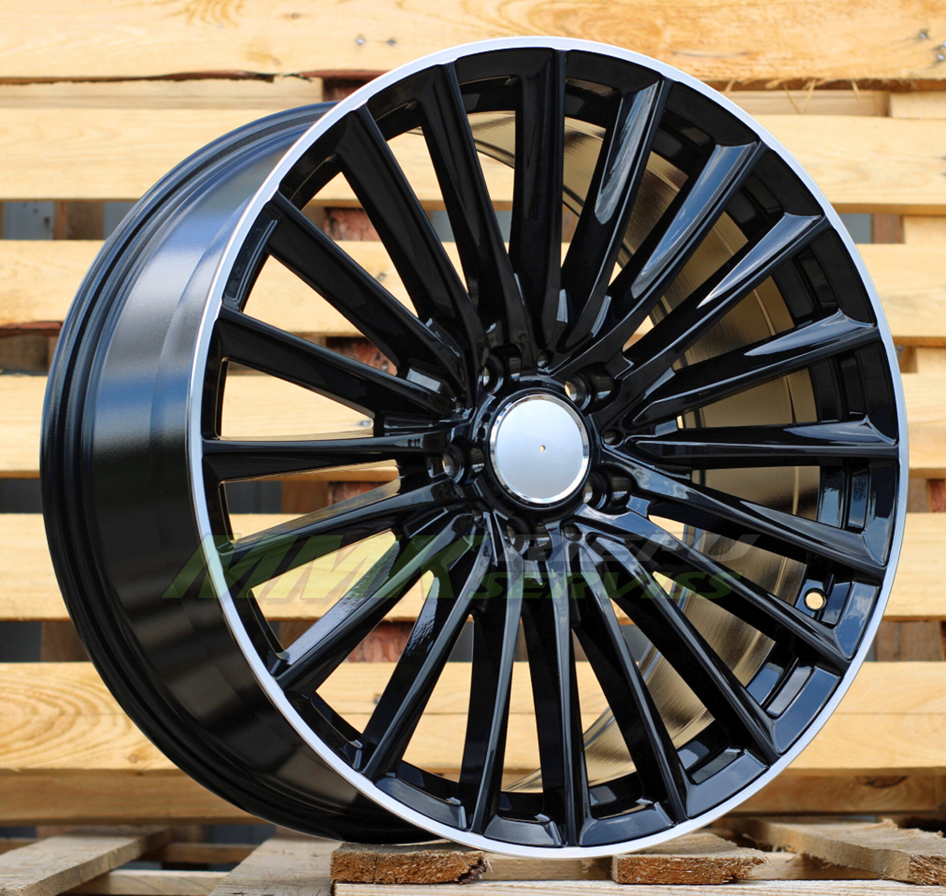 R19X9 5X112 ET45 66.6 B5909 BLPL - Aluminija A riepas