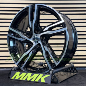 R18X8 5X108 ET50 63.3 FE161 (BK5399) Black Polished (MB) - Aluminija A riepas