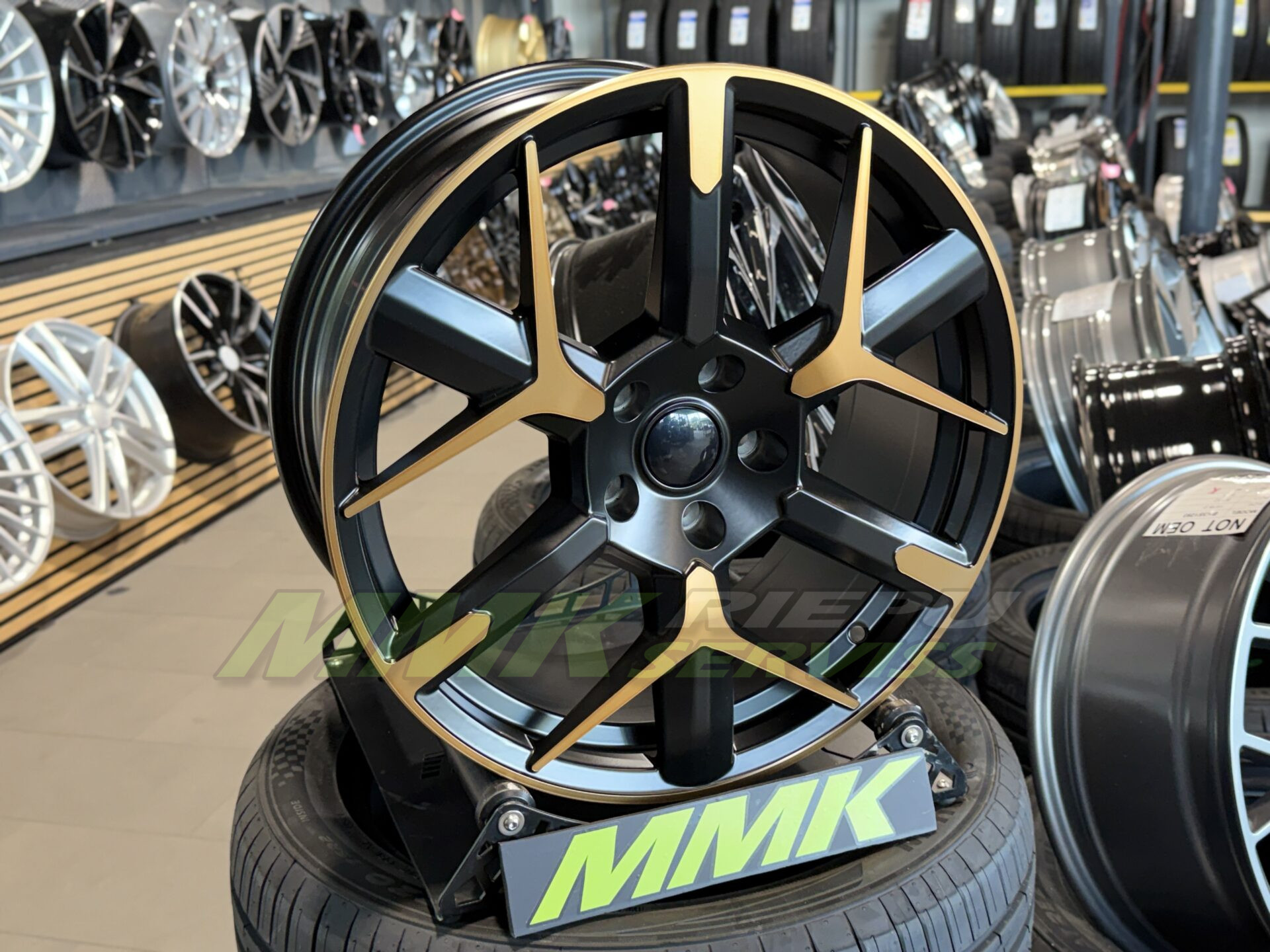 R18X8 5X112 ET40 57.1 YF6147 MBHM - Aluminija A riepas