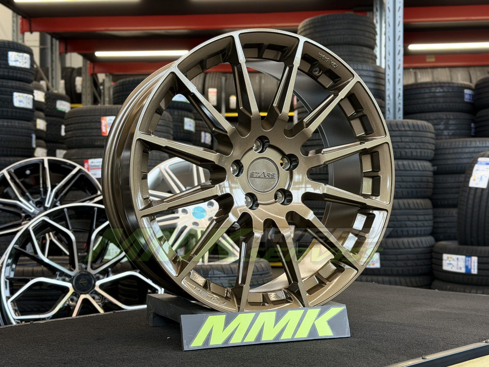 R19X8 5X112 ET30 73.1 ARCEO ASW03 Glossy Bronze - Aluminija A riepas