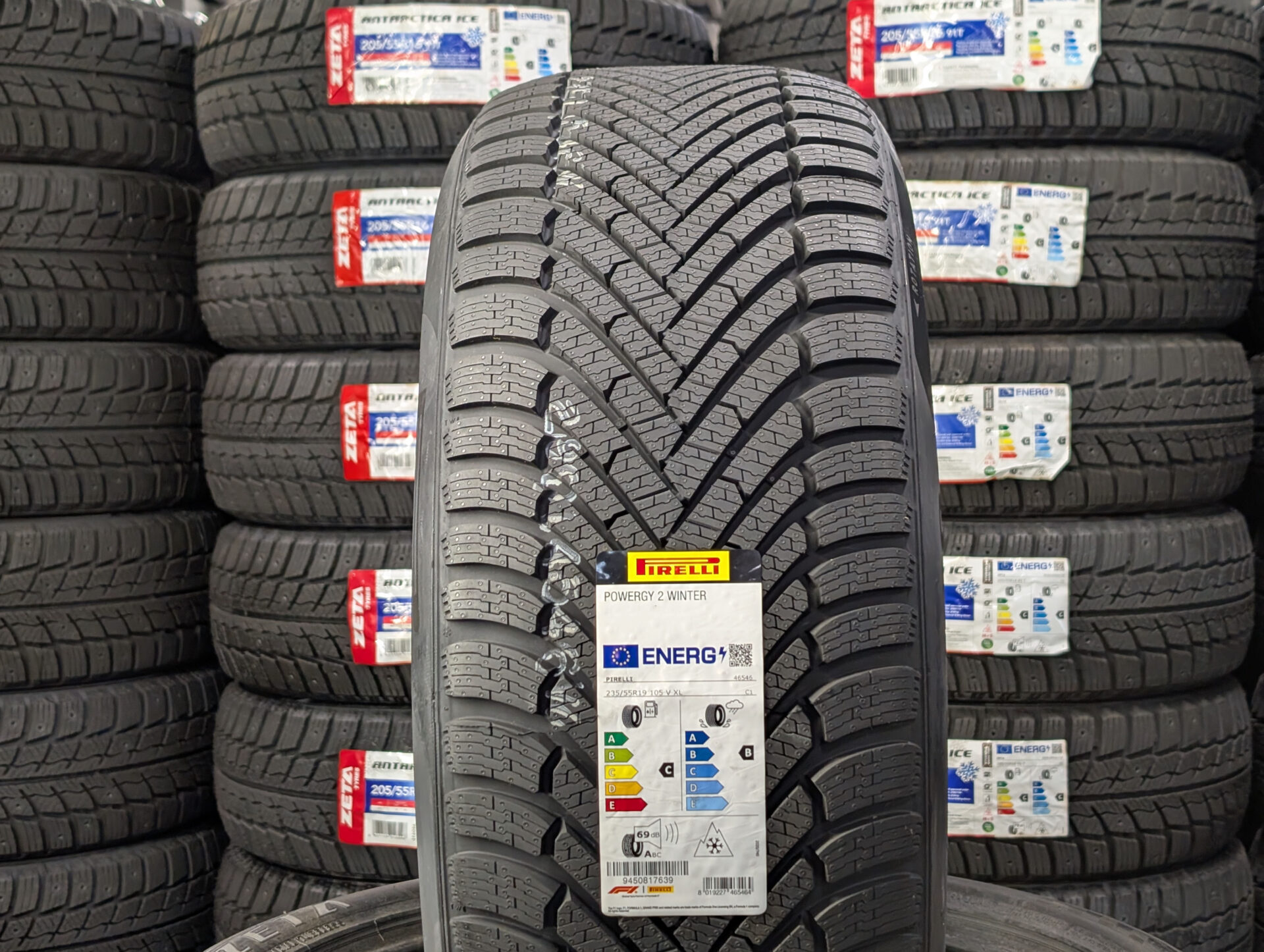 205/55R16 Pirelli POWERGY 2 Winter 94V XL - Vissezonas riepas / Ziemas riepas