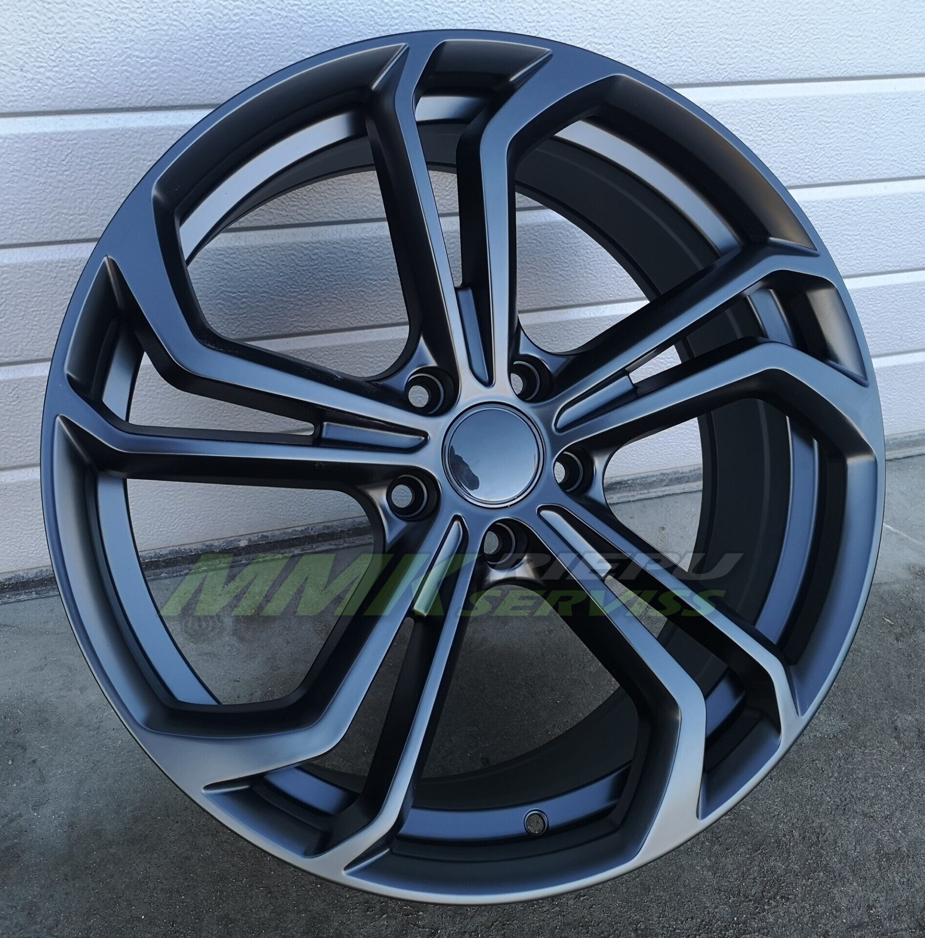 R17X7.5 5X112 ET45 57.1 B5620 Black Half Matt (BLHM) - Aluminija A riepas