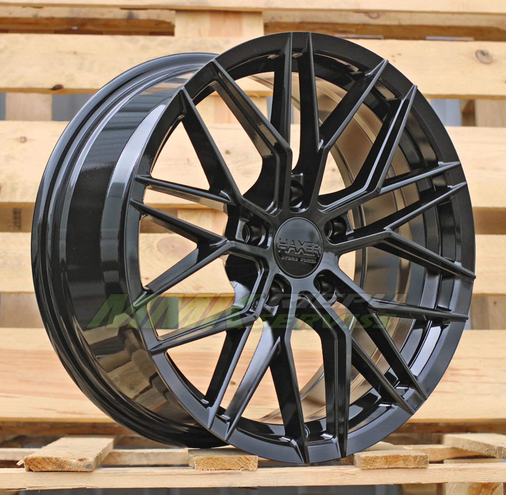 R17X7.5 5X120 ET34 72.6 HX035 Black (BL) (HYBRID FORGED) - Aluminija A riepas