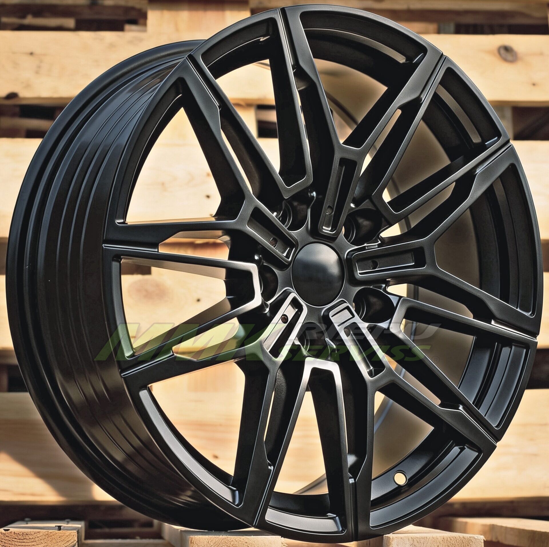 R17X7.5 5X120 ET34 72.6 I0294 (FBX164) Black Half Matt (BLHM) - Aluminija A riepas