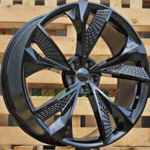 R18X8 5X112 ET32 66.5 B1566 (IND5456) Black (BL) - Aluminija A riepas