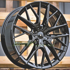 R18X8 5X112 ET50 66.6 H5080 Black Half Matt (BLHM) - Aluminija A riepas