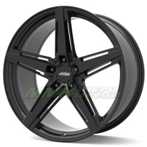 R20X9.5 5X112 ET45 66.6 Venue Nord5 Gloss Black - Aluminija A riepas