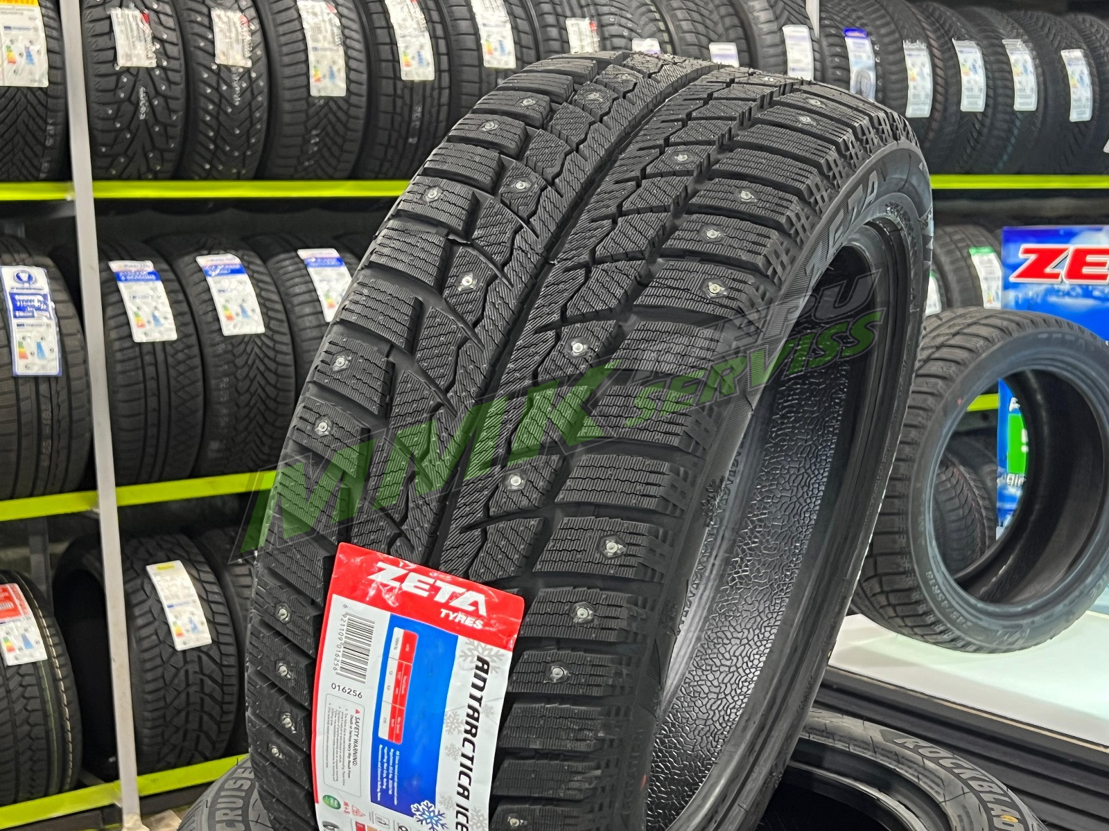 215/55R17 ZETA Antarctica Ice 94T ar radzēm - Ziemas riepas / Ziemas ar radzēm riepas